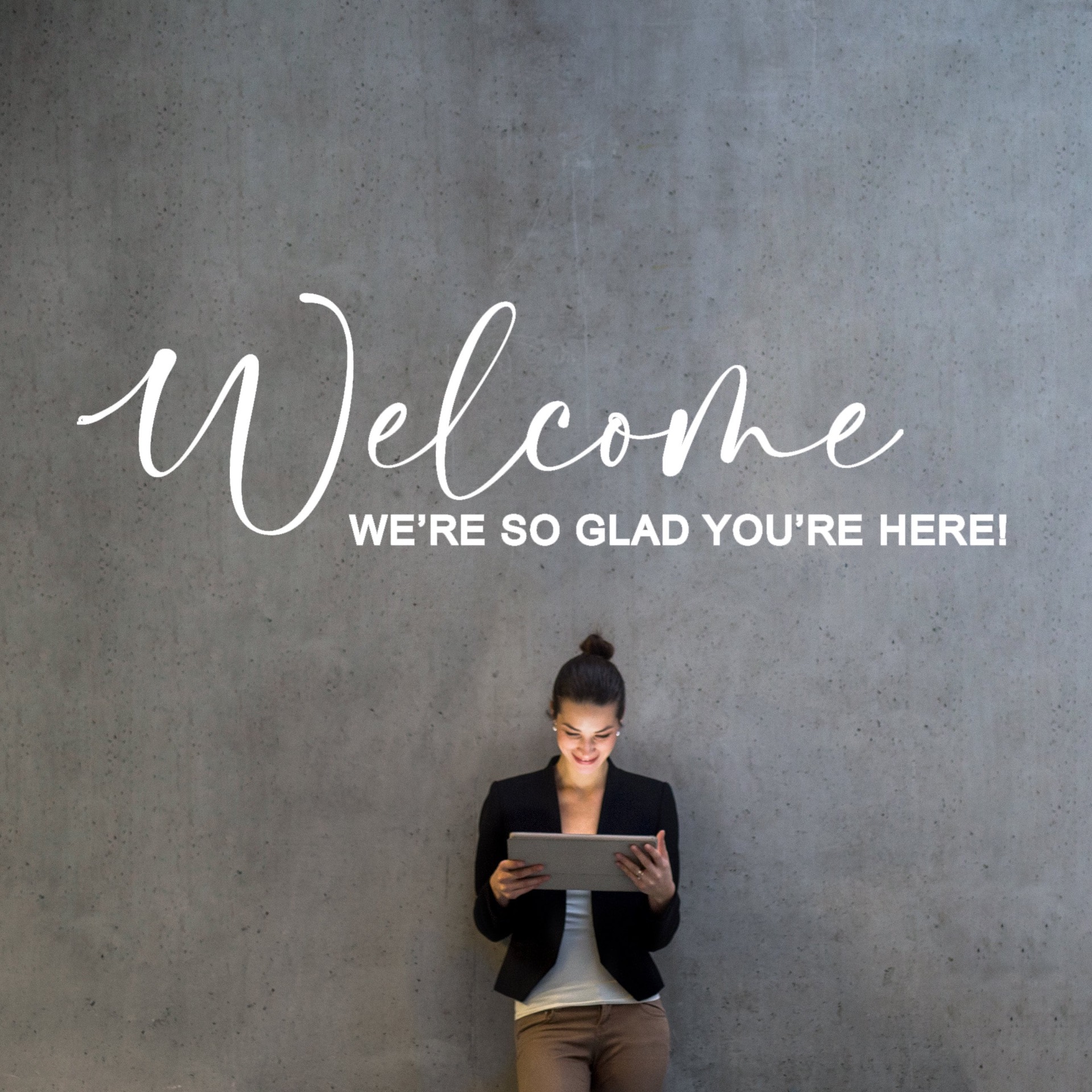 Welcome — we're glad you're here